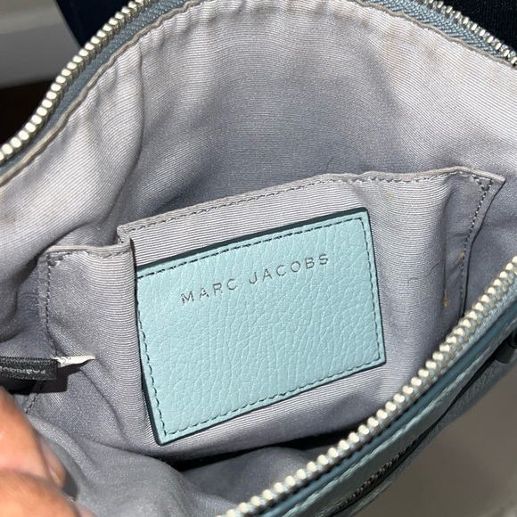 MARC JACOBS Blue Leather Crossbody Bag - Picture 10 of 12